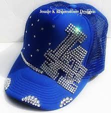 La Dodgers Bling Trucker Hat Dodgers Girl Dodgers Dodgers Baseball