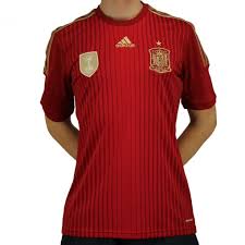 Seleção da espanha 2014 : Camisa Adidas Selecao Espanha Home 2014