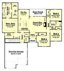 Find 2, 3 & 4 bathroom designs, modern open layouts w/basement, garage & more! Attractive 4 Bedroom Split Bedroom House Plan 11774hz Architectural Designs House Plans