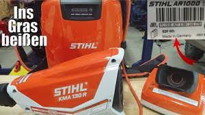 Buy cheap 2032 battery online from china today! Why I Use A Stihl Kma 130 R Kombisystem With Ar 1000 36 Volt Backpack Battery For My Home Youtube