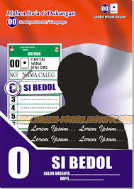 Roll banner sesuai dengan namannya banner ini dapat digulung. Spanduk Pilkades Cdr