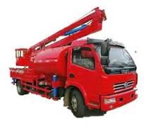 Dongfeng Aerial Platform Working Truck with Water Sprinkler Water Tank  Volume 4000 L