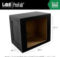 LAB PreFab™ 2.15 ft^3 Sealed MDF Enclosure Box for Single 15 ...