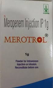 Meropenem trihydrate (1 g/2g) + vaborbactam (1 g/2g). Merotrol Meropenem Injection 3s Corporation