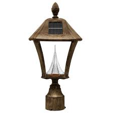 Gama Sonic Baytown Solar Weathered Bronze Outdoor Post Wall Light With Bright Warm White Leds Gs 106fpw Wb The Home Depot Solar Led Lights Led Outdoor Lighting Solar Post Lights
