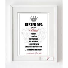 bester opa der welt kunstdruck oder leinwand personalisiert fur deinen opa ein schones individuelles gesch geschenk opa individuelle geschenke kunstdruck