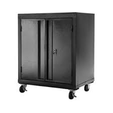 But i doubt a guest would burglarize your storage cabinet for paper towels or laundry soap. Garage Metal Cabinets Steel Cabinets Shop At Bunnings Pinnacle