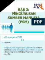 We are a sharing community. Bab 3 Pengurusan Sumber Manusia
