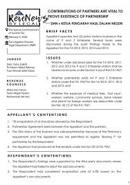 Ketua pengarah hasil dalam negeri, the main issue is whether the revenue was correct in disallowing the taxpayer a deduction from its gross income as a result of the taxpayer's failure to deduct tax upon payment of demise hire to a nonresident. Lhdn St Partners Plt Chartered Accountants Malaysia Facebook