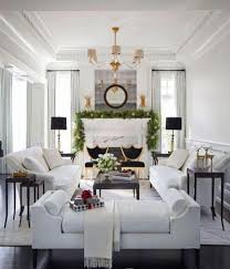 06 A Gorgeous Living Room With A Luxurious Feel Two White Sofas Contrast Two Black Chairs Next To Them Luxury Living Room White White Rooms Luxury Living Room