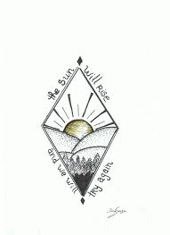 The Sun Will Rise And We Will Try Again Drawing The Sun Will Rise And We Will Try Again Inspirational Tattoos Art Drawings