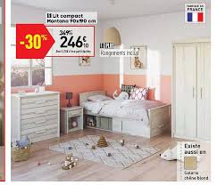Offre Lit Compact Montana 90x190 Cm Chez Conforama