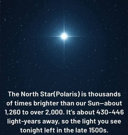 Meet #Polaris, the #NorthStar. It's not the brightest star in the sky, but  it's within a degree of the north celestial pole.
