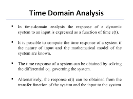 Time Domain And Frequency Domain
