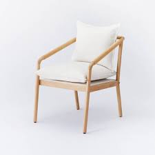 No matter what style the room is decorated in, having furniture that matches it can pull together the entire atmosphere of the room. Ventura Upholstered Accent Chair With Wood Frame Threshold Designed With Studio Mcgee Target