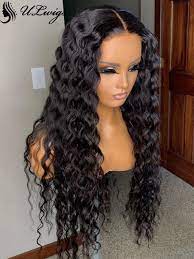 Undetectable Hd Lace Deep Wave 13 6 Lace Front Wig With Baby Hair Ulwigs77 Ulwigs Curly Lace Wig Lace Frontal Wig Curly Hair Styles