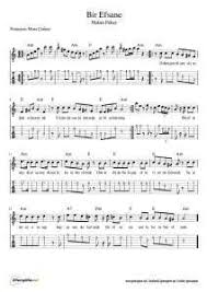 Bir Efsane Gitar Nota Tab Gitaregitim Net Gitar Flut Muzik Notalari