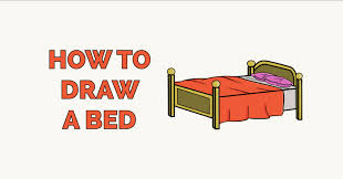 How To Draw A Bed Really Easy Drawing Tutorial All you will need is a pencil, an eraser, and a sheet of paper. how to draw a bed really easy drawing