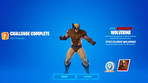 Cannot wait to get in game with him! How To Unlock Wolverine Classic Edit Style In Fortnite Season 4 All Week 6 Challenge Guide Youtube