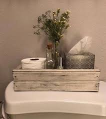 Whether you're looking for a complete bathroom remodel or just need some creative bathroom ideas, we've got you covered. Back Of Toilet Decor Bathroom Decor Farmhouse Style Bathroom Back Of Stool Storage Box Mason Bathroom Farmhouse Style Rustic Wood Box Handmade Home Decor
