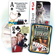 Whether you have a science buff or a harry potter fa. Flickback 1969 Trivia Playing Cards Birthday