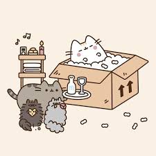 Happy Mother S Day Cute Kawaii Wallpaper Cat Cartoon Cuteanimals Pusheen Mothersday Pastel Meme Pusheen Cute Pusheen Stickers Pusheen Valentines