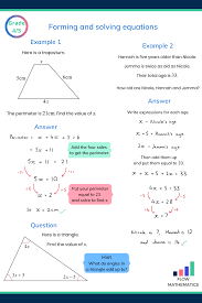 Forming And Solving Equations Studying Math Solving Equations Mathematics Worksheets