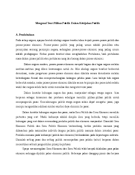 Aktor disini bisa dikatakan sebagai individu atau negara yang melakukan suatu tindakan untuk mencapai kepentingannya dan berusaha memaksimalkan kepentingannya. Doc Teori Pilihan Publik Dalam Kebijakan Publik Muslimin B Putra Academia Edu