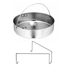 Gran selección de vaporeras, estuches de silicona, ollas y cocedores para hacer recetas, pescados y verduras al vapor. Cesta De Vapor Portacomidas Con Patas Accesorio Para Ollas De 22 Cm Acero Inoxidable Wmf