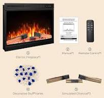 Amazon.com: Electric 39" Electric Fireplace Insert ...