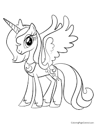 Princess Luna My Little Pony Coloring Page From The Thousands Of Photographs On The Int Unicorn Coloring Pages My Little Pony Coloring Mermaid Coloring Pages