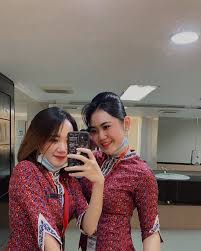 Lion air cabin crew's instagram post: Pramugari Indonesia Photos Facebook