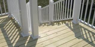Composite, aluminum and stainless steel. Deck Cost Landscaping Network