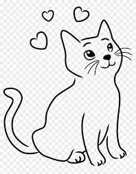 Draw another curved line to enclose a lemon shape, gently pointed on each end. Full Size Of How To Draw A Kawaii Cat Face Drawing Cats Drawing Clipart 226780 Pikpng