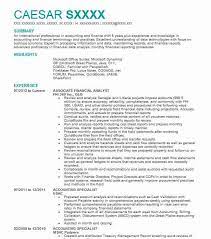 Financial analysts conduct quantitative analyses of information affecting investment programs of public or private institutions. Associate Financial Analyst Resume Example Company Name Haslet Texas