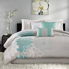 Paisley bedding green bedding star bedding luxury bedding collections luxury bedding sets console bed styling luxury home decor beautiful bedrooms. 7 Pc Aqua Beautiful Comforter Set King Size Master Bedroom Beautiful Comforters For Your Bedroom Decor 100 Polyester Buy Online In Belize At Belize Desertcart Com Productid 158511058