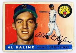 1955 Topps #4 Al Kaline 2nd Year, HOF Detroit Tigers, See Images