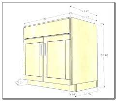 Manufactured sink cabinets will normally measure 36 inches in width and 24 inches deep. Dimensions Of Kitchen Sink Cupboard Sink Cabinet Kitchen Base Cabinets Cabinet Dimensions
