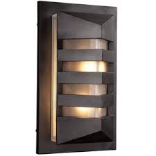Lamps, pendants and more light fixtures. Contemporary Outdoor Light Fixtures Cfl 9 Exterior Light In Bronze Plc Lighting 16611bz126q