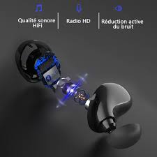 Ceci signifie que vos écouteurs ne viennent avec absolument aucun fil d'aucune sorte. Generic Ecouteur Sans Fil Lamzien Oreillette Bluetooth V5 0 Hi Fi Son Oreillette Bluetooth Sport Etanche Ip67 Avec Micro Integre Noir Casque Rue Du Commerce