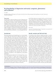 Persistent negative symptoms in first episode patients with schizophrenia: Https Www Uni Heidelberg De Md Philsem Phaenomenologie Psychopathology Of Depression And Mania Pdf