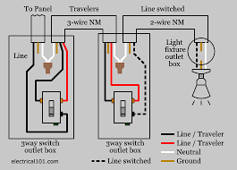 Variety of 3 way switch wiring diagram light in middle. 3 Way Switch Wiring Electrical 101