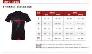 Venum Size Guide Venum Com Asia