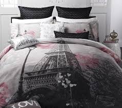 logan mason ma cherie paris eiffel tower king size bed doona quilt cover set quilt cover sets quilt cover paris themed bedroom