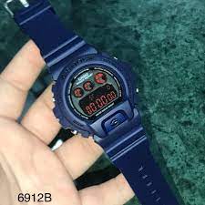 Hour, minute, second, pm, month, date, day accuracy: G Shock Dw 6900 Dark Blue Digital Watch Shopee Malaysia