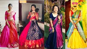 How to make a can can skirt with in 5 minutes in telugu, cancan skirt with saree petti coat. Cancan Saree Draping Lehanga Trendy Saree Draping Style Ideas Saree Draping Style For Wedding Youtube