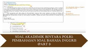 Check spelling or type a new query. Soal Tes Akademik Polri Pembahasan Tes Akademik Polri Bahasa Inggris Part 1 Youtube