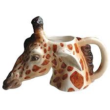 I woke up in a 'giraffe mood' today! Giraffe Mugs Kritters In The Mailbox Giraffe Coffee Mugs