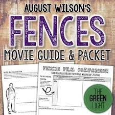 Fences Movie Worksheets Play Film Comparison Activity Fences Movie Movie Guide How To Memorize Things