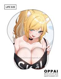 Anime Girl Big Boob Mouse Pad - Oppai Mousepad